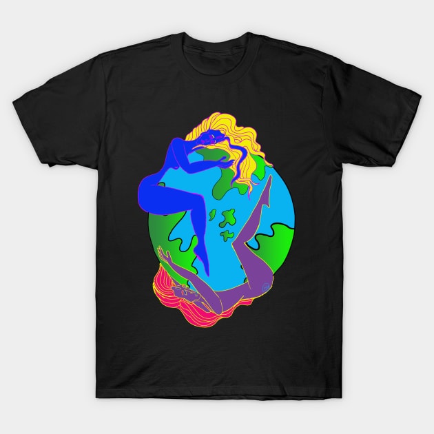 Earth Huggers T-Shirt by charleyllama